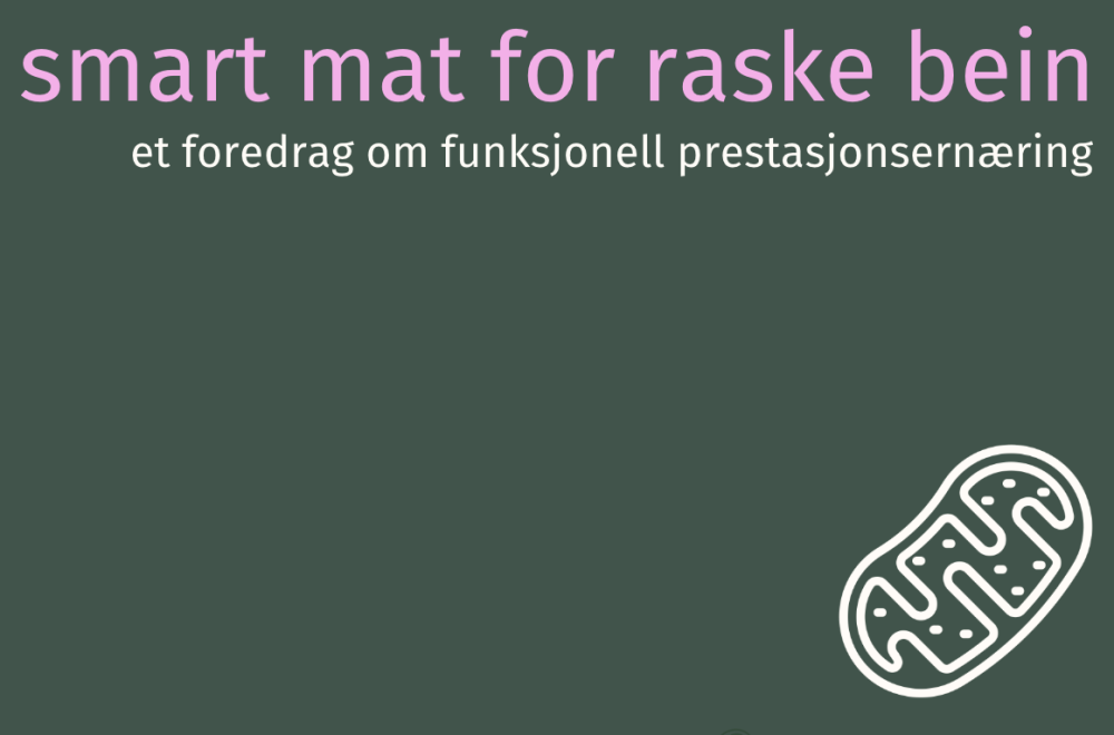Foredrag: Funksjonell prestasjonsernæring